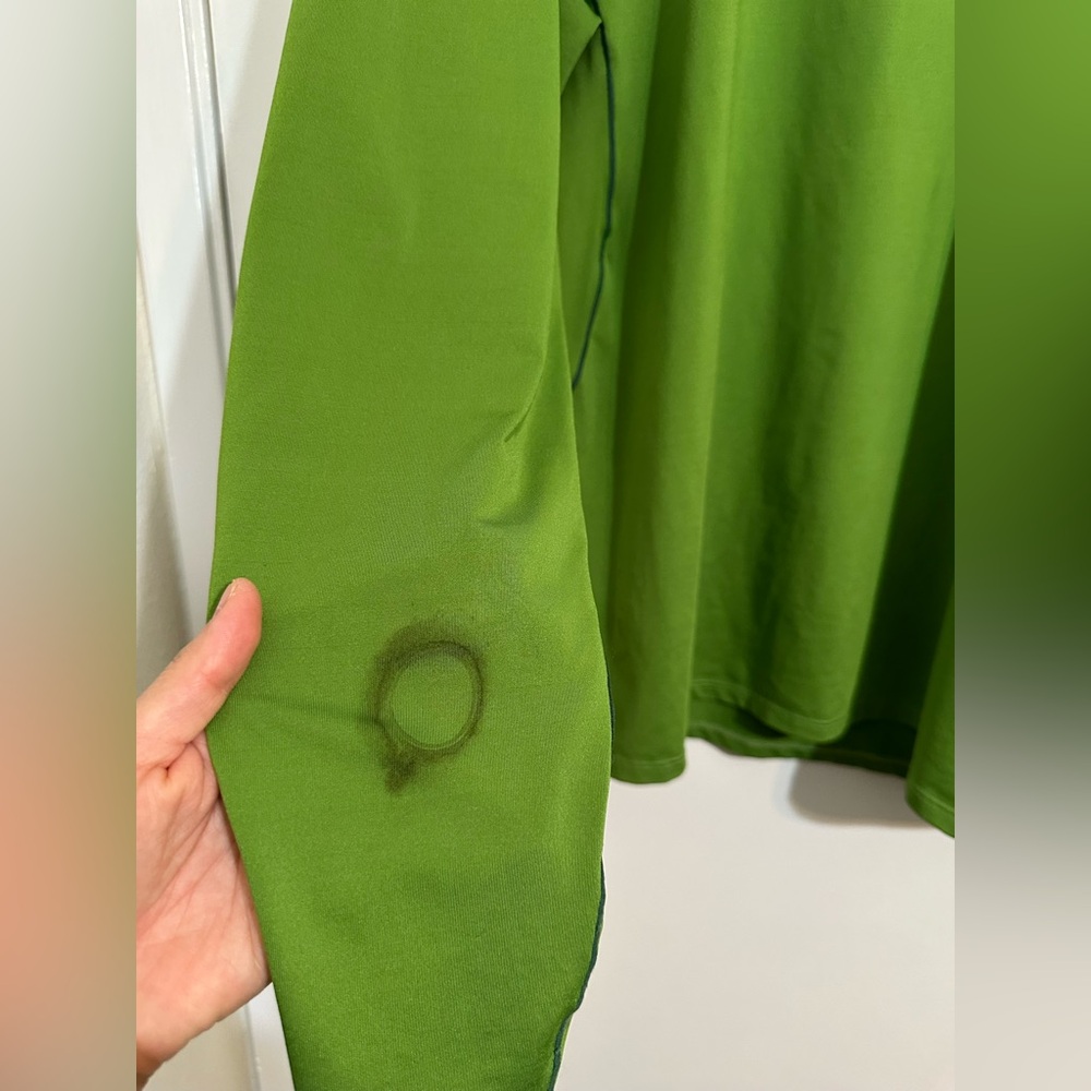 PATAGONIA Mid Weight Base Layer Long Sleeve Green Top - Picture 7 of 7